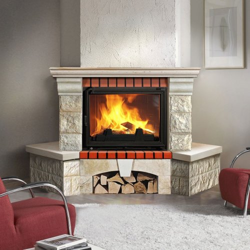 облицовка для камина ирис угловая экокамин